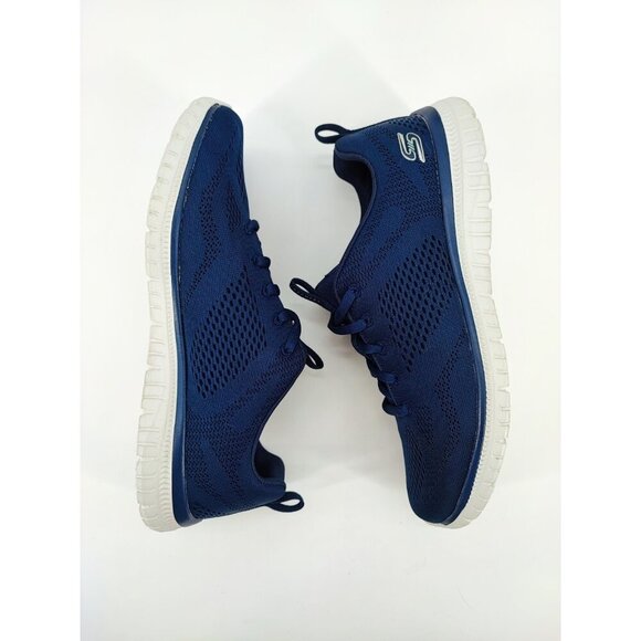 Skechers Women's Blue Mesh Lace Up Sneaker Size 8.5 US - Picture 6 of 8